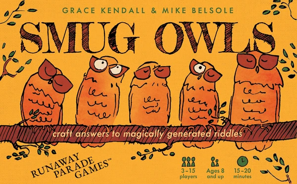 Cover image of Smug Owls board game