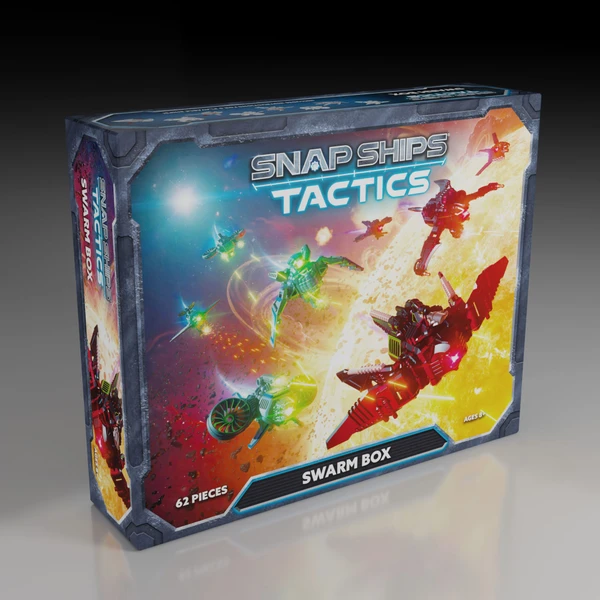 Cover image of Snap Ships Tactics: Swarm Box board game