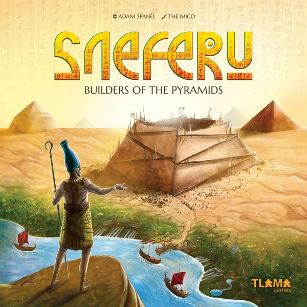 Cover image of Sneferu: Builders of the Pyramids board game