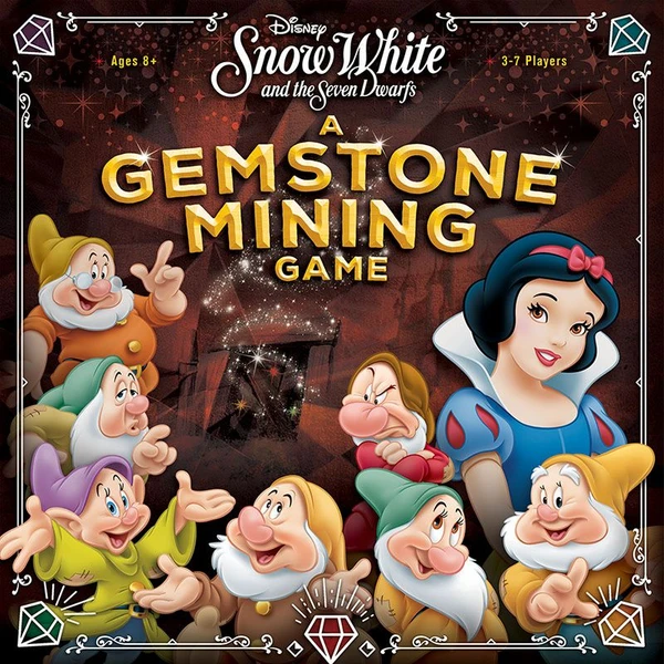 Cover image of Snow White and the Seven Dwarfs: A Gemstone Mining Game board game