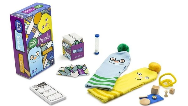 Cover image of Sock Puppet Charades board game