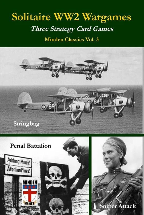 Cover image of Solitaire WW2 Wargames: Three Strategy Card Games board game