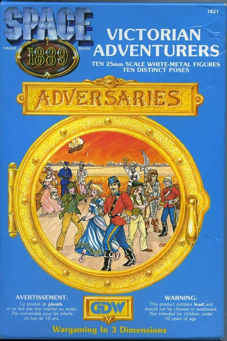 Cover image of Space 1889 Adversaries board game