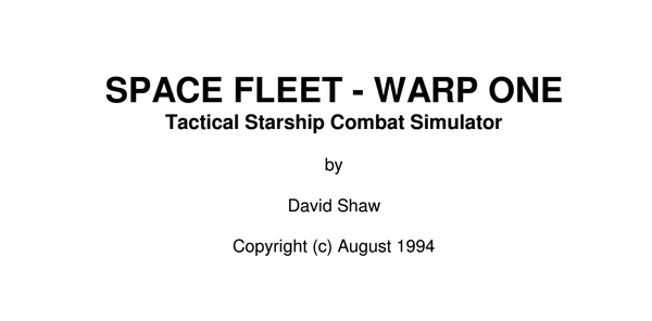 Cover image of Space Fleet: Warp One board game