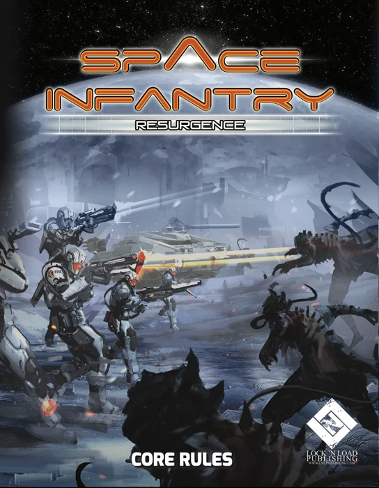 Cover image of Space Infantry Resurgence Core Rules board game
