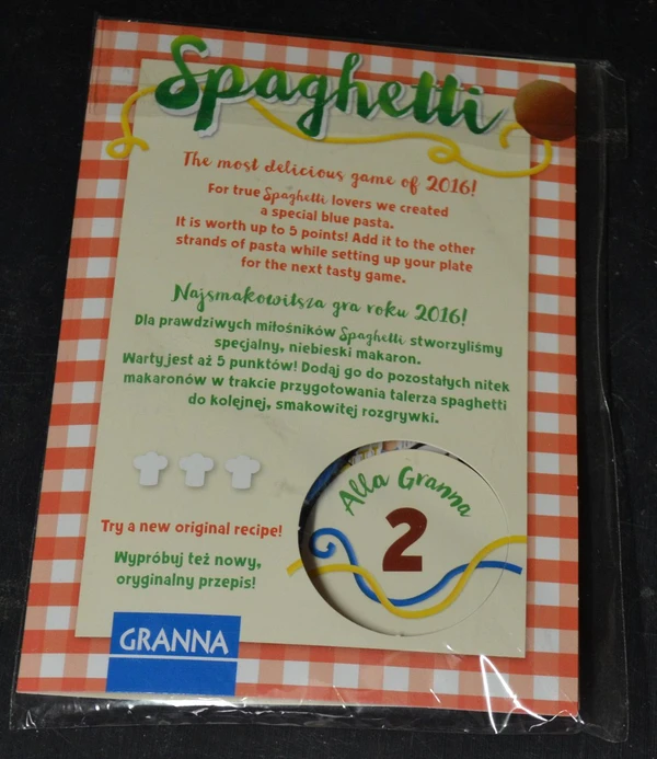 Cover image of Spaghetti: alla Granna board game
