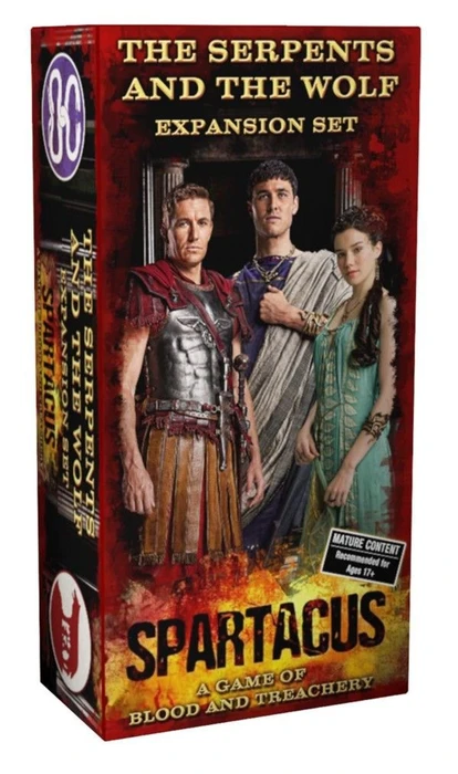 Cover image of Spartacus: The Serpents and the Wolf Expansion Set board game