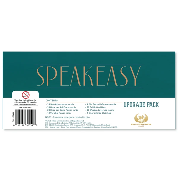 Cover image of Speakeasy: Upgrade Pack board game