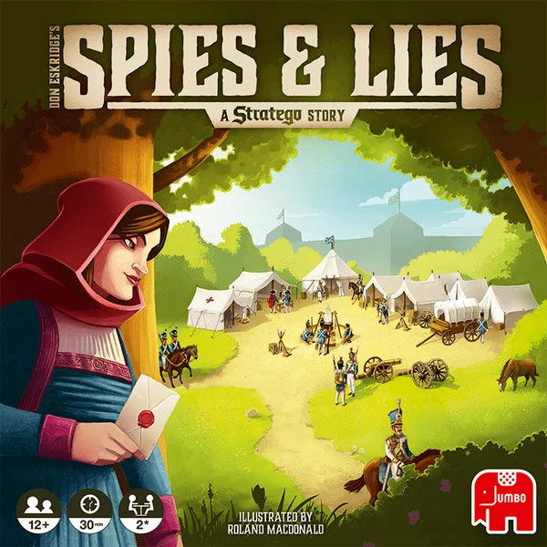 Cover image of Spies & Lies: A Stratego Story board game