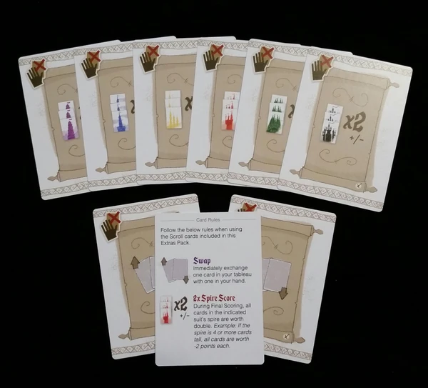 Cover image of Spires: Deluxe Expansion pack board game