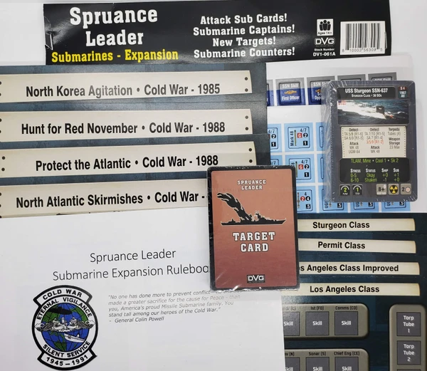 Cover image of Spruance Leader: Submarines Expansion board game