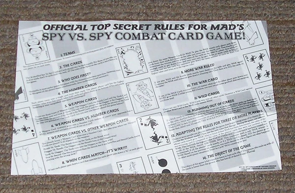 Cover image of Spy vs. Spy Combat Card Game board game