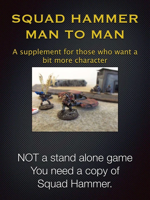 Cover image of Squad Hammer: Man to Man board game