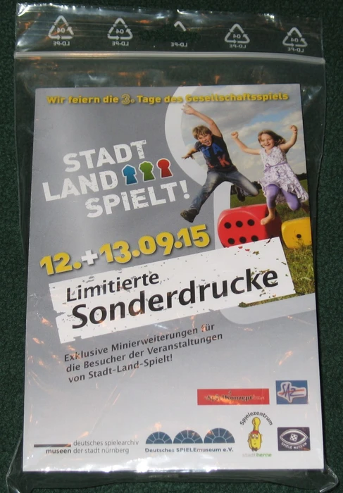 Cover image of Stadt Land Spielt Limitierte Sonderdrucke 2015 board game