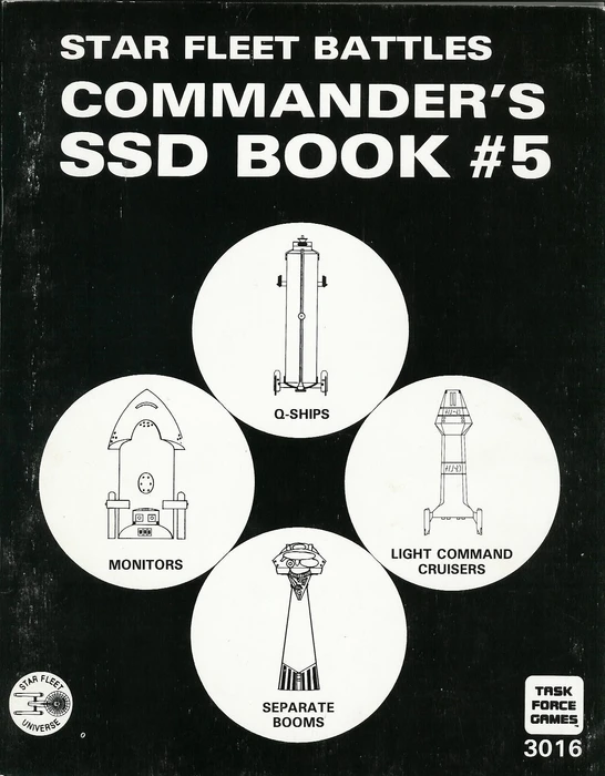 Cover image of Star Fleet Battles: Commander's SSD Book #5 board game