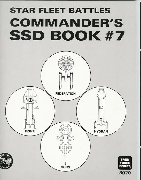 Cover image of Star Fleet Battles: Commander's SSD Book #7 board game