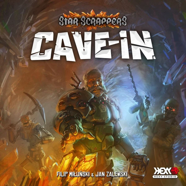 Cover image of Star Scrappers: Cave-in board game