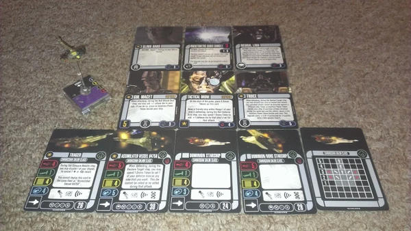 Cover image of Star Trek: Attack Wing – Assimilated Vessel 64758 Dominion/Borg Expansion Pack board game