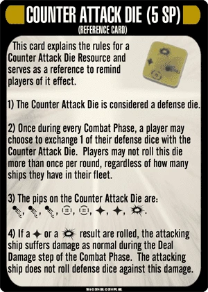 Cover image of Star Trek: Attack Wing – Counter Attack Die Resource board game