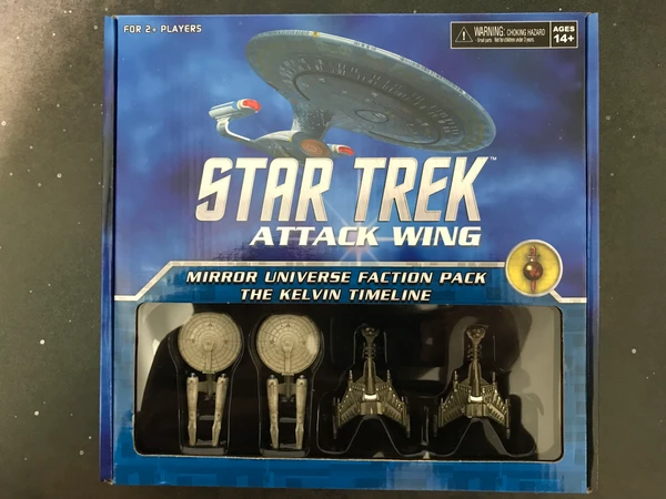 Cover image of Star Trek: Attack Wing – Mirror Universe Faction Pack: The Kelvin Timeline board game