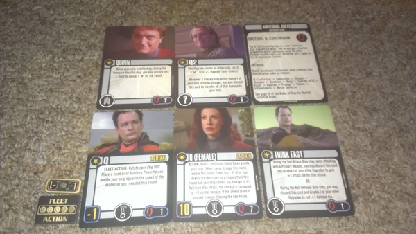 Cover image of Star Trek: Attack Wing – Q Continuum Card Pack board game