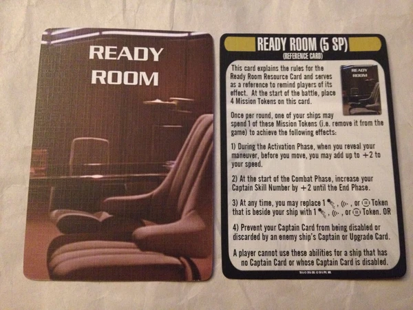 Cover image of Star Trek: Attack Wing – Ready Room Resource board game