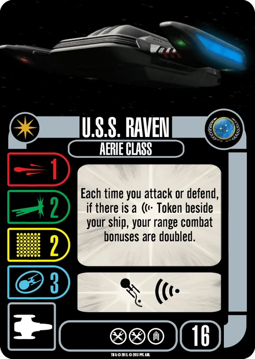 Cover image of Star Trek: Attack Wing – U.S.S. Raven Expansion Pack board game