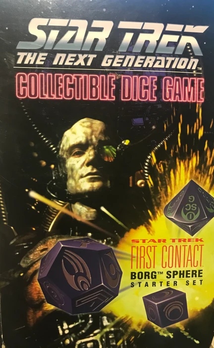 Cover image of Star Trek: The Next Generation Collectible Dice Game – Borg Sphere Starter Set board game