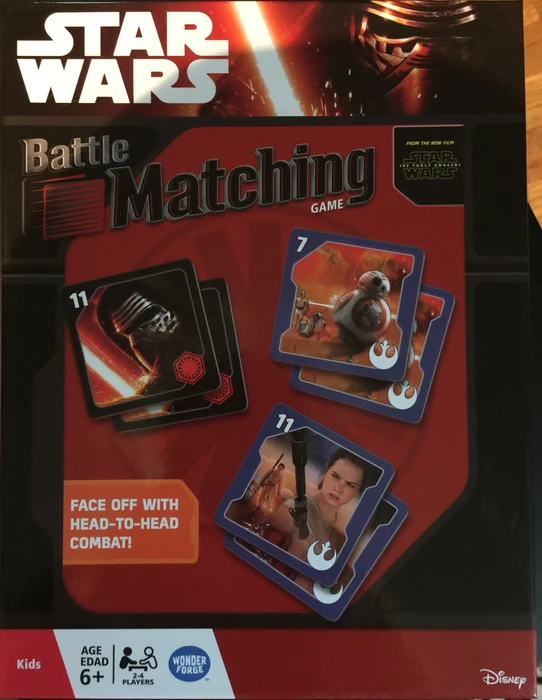 Cover image of Star Wars: Battle Matching board game