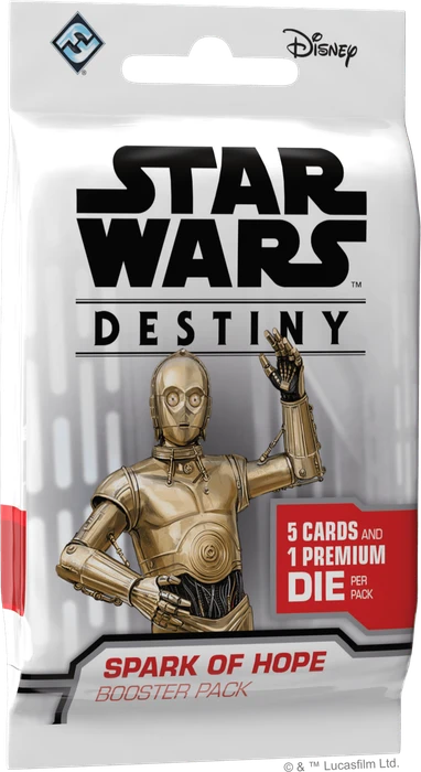 Cover image of Star Wars: Destiny – Spark of Hope Booster Pack board game