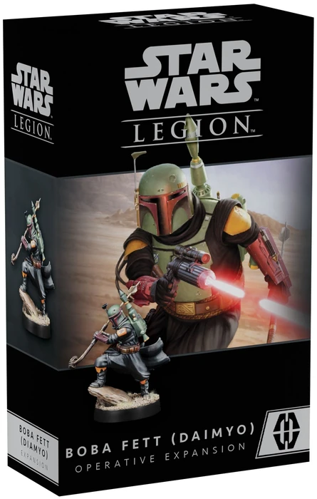 Cover image of Star Wars: Legion – Boba Fett (Daimyo) Operative Expansion board game