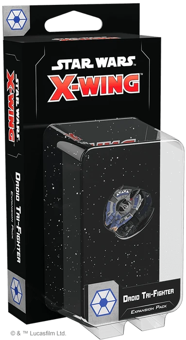 Cover image of Star Wars: X-Wing (Second Edition) – Droid Tri-Fighter Expansion Pack board game