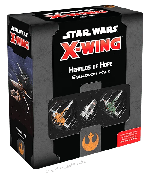 Cover image of Star Wars: X-Wing (Second Edition) – Heralds of Hope Squadron Pack board game