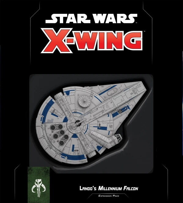 Cover image of Star Wars: X-Wing (Second Edition) – Lando's Millennium Falcon Expansion Pack board game