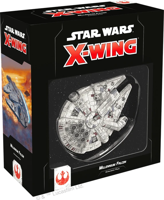 Cover image of Star Wars: X-Wing (Second Edition) – Millennium Falcon Expansion Pack board game