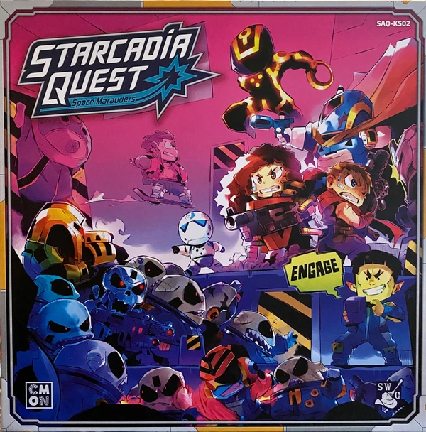 Cover image of Starcadia Quest: Space Marauders board game