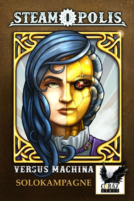 Cover image of Steamopolis: Versus Machina board game