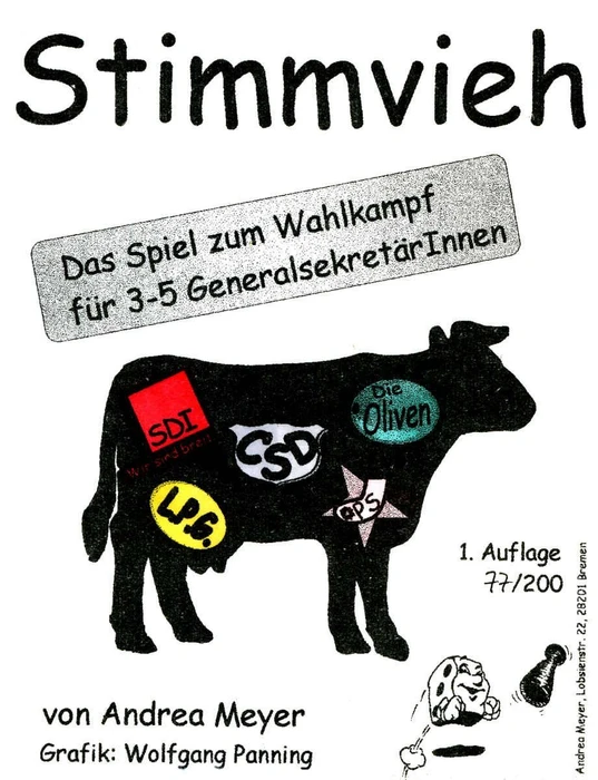 Cover image of Stimmvieh board game