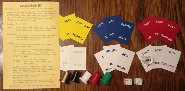 Cover image of Stock-Poker board game