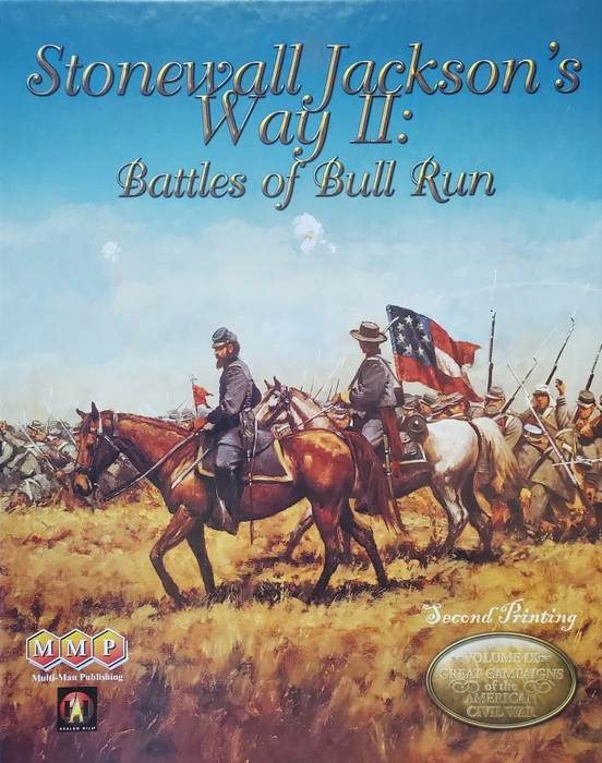 Cover image of Stonewall Jackson's Way II: Battles of Bull Run board game