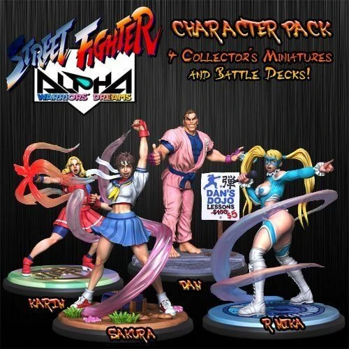 Cover image of Street Fighter: The Miniatures Game – Street Fighter Alpha Character Expansion board game