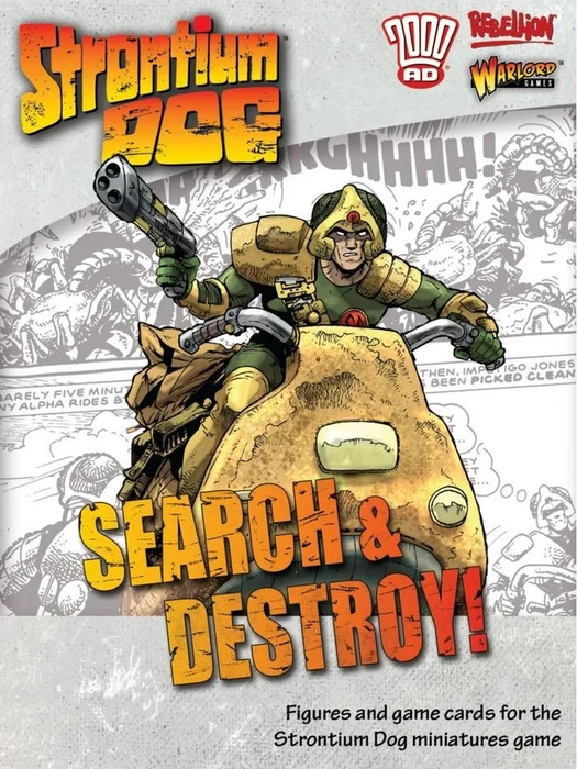 Cover image of Strontium Dog: Search & Destroy! board game