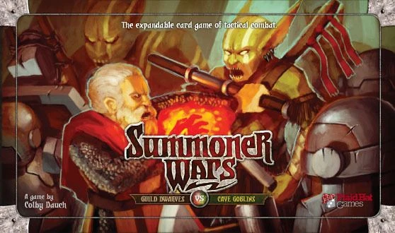 Cover image of Summoner Wars: Guild Dwarves vs Cave Goblins board game