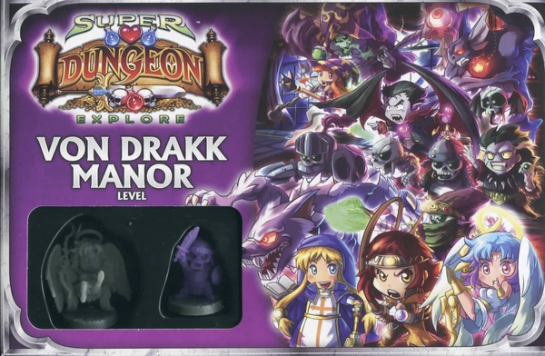 Cover image of Super Dungeon Explore: Von Drakk Manor Level board game