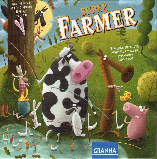 Cover image of Super Farmer board game