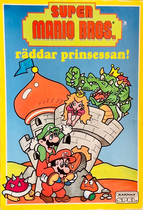 Cover image of Super Mario Bros. pelastavat prinsessan! board game