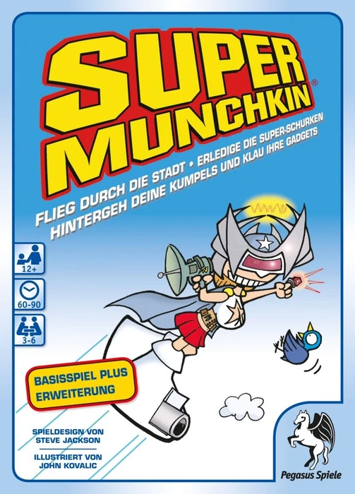 Cover image of Super Munchkin 1+2 board game