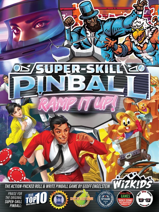 Cover image of Super-Skill Pinball: Ramp it Up! board game