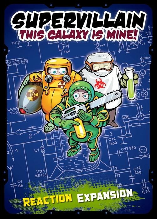 Cover image of Supervillain: This Galaxy Is Mine! – Reaction Expansion board game