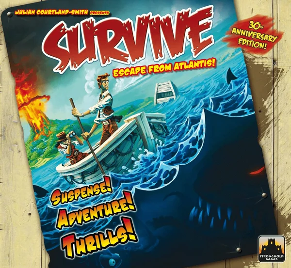 Cover image of Survive: Escape from Atlantis! board game